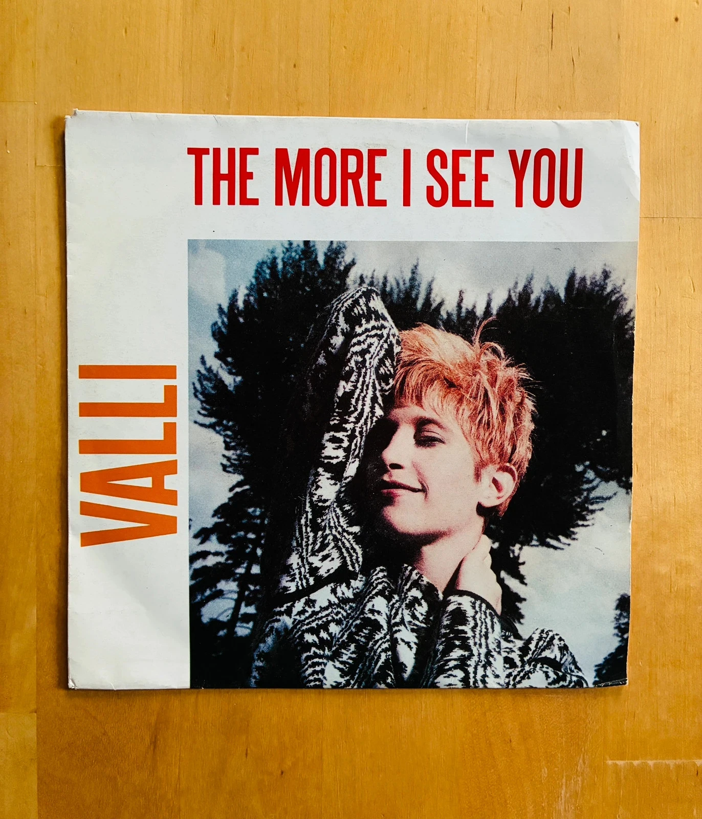 Disque vinyle 45T Valli The more I see you.